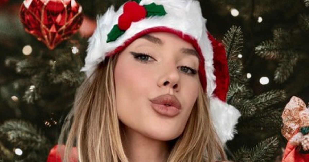 Paige Spiranac wows as sexy Santa in red lingerie with fans all making same wish Daily Star