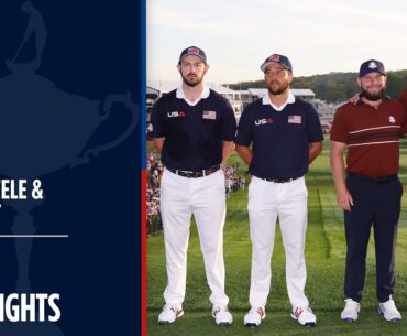 Rahm & Hatton vs Schauffele & Cantlay | Saturday Foursomes | Full Highlights | 2025 Ryder Cup