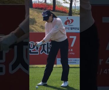 템포 미쳤다… 최예본 프로 티샷 전 루틴 #KOREA#GOLF#KLPGA#미녀#Beauty#골퍼#golfshorts#골프쇼츠#골프#swing#스윙_여행사랑TV
