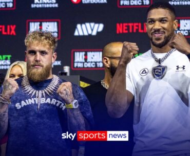 Jake Paul vs Anthony Joshua: Heated words exchanged between YouTube star and British heavyweight