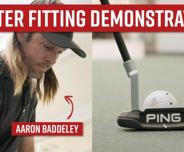 Best Putt EVER HIT on Trackman?? Aaron Baddeley Golf Putting Session