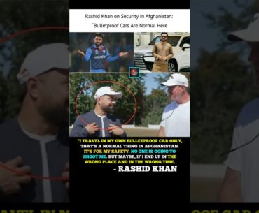 Rashid Khan Reveals Why He Travels in a Bulletproof Car in Afghanistan | #shorts #shortsfeed