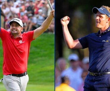 Best shots from 2025 Ryder Cup captains | Keegan Bradley & Luke Donald