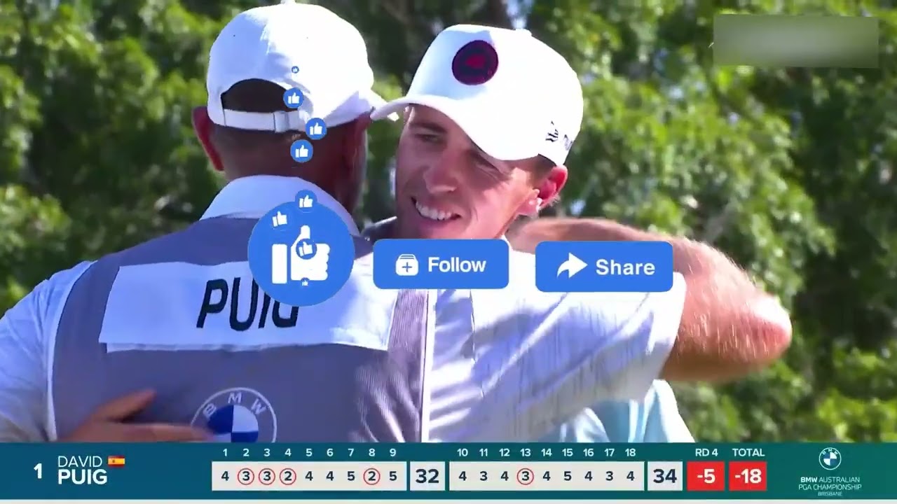 David Puig Secures First DP World Tour Victory at BMW Australian PGA Championship David Puig Secures First DP World Tour Victory at BMW Australian PGA Championship