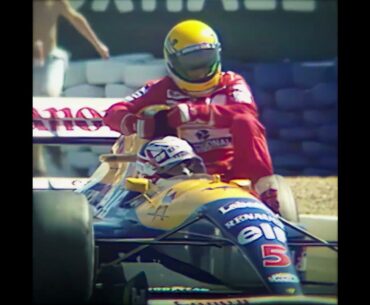 Ayrton Senna x Mansell😍