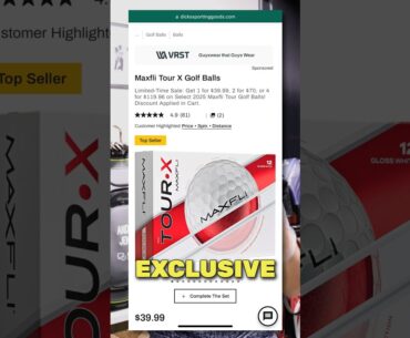 The BEST GOLF BALL Of 2025 #maxfli #golf