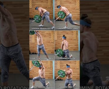 Stability Meets Range Of Motion With These Landmine Exercises #SHORT