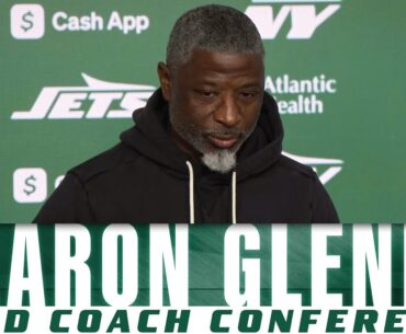 Aaron Glenn says the Jets 'want to win' this Week 17 game vs Patriots