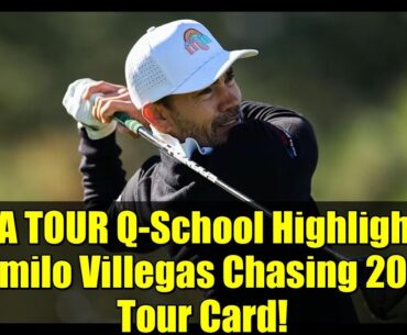 PGA TOUR Q-School Highlights: Camilo Villegas Chasing 2026 Tour Card!