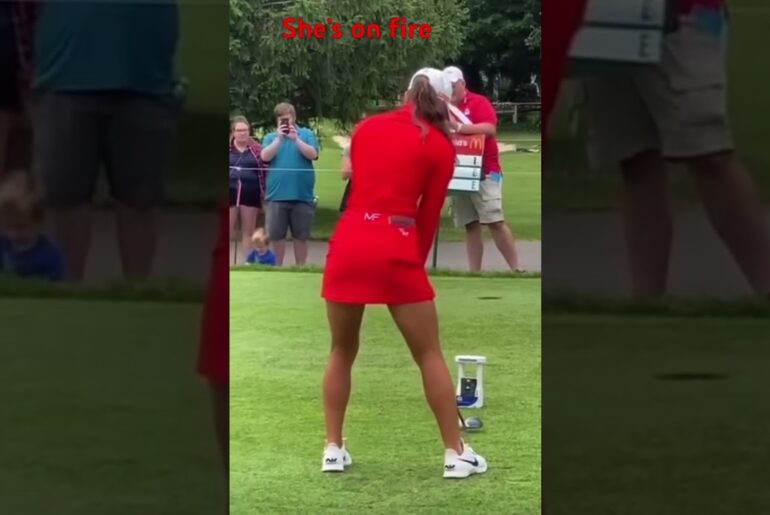 What great technique #girlgolfers #golfswing #golftechnique