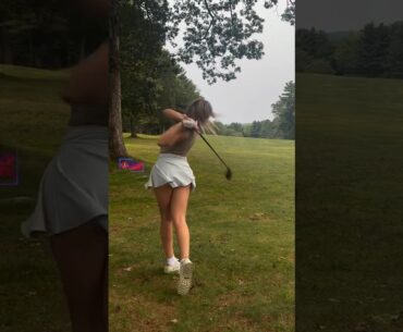 Amazing Golf Swing you need to see | Golf Girl awesome swing | Golf shorts | Alyson Morris