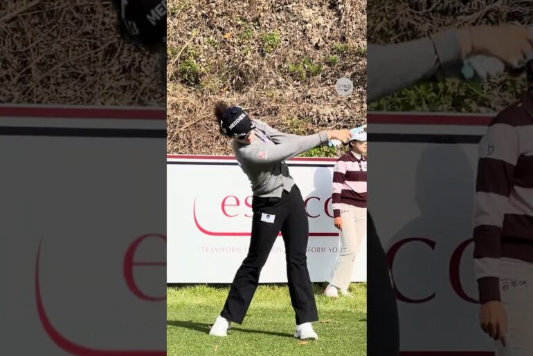 하체는 단단, 상체는 유연 🔥😍 | KLPGA 박현경(Hyunkyung Park) #응원릴레이 #박현경2025