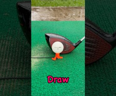 How IMPACT on the Clubface INFLUENCES Shot Shaping  #golf #golfskill #golfswing