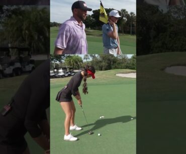 She was locked in #golfer #golfdomgolf #golfgirls #golfgirlgames