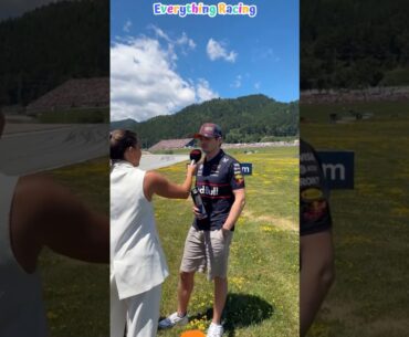 Fans singing Max Verstappen's song #maxverstappen #austriangp #f1shorts