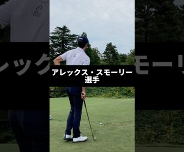 アレックス・スモーリー選手のアイアンショットのスイング