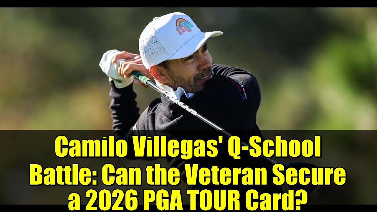 Camilo Villegas' Q-School Battle: Can the Veteran Secure a 2026 PGA TOUR Card?