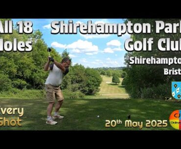 18 Holes at Shirehampton Park Golf Club. Every shot golf vlog from this testing hilly Bristol Course