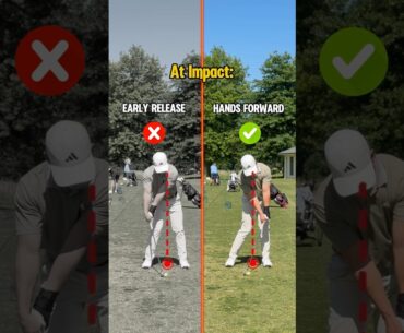 Flip ❌ Compression ✅ #golf #golfswing #golftips #golfcoach