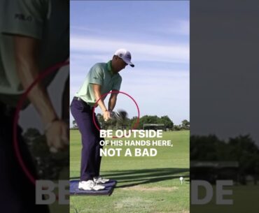 Justin Thomas’ Wide Takeaway for Power ⛳️ #GolfSwing #GolfTips