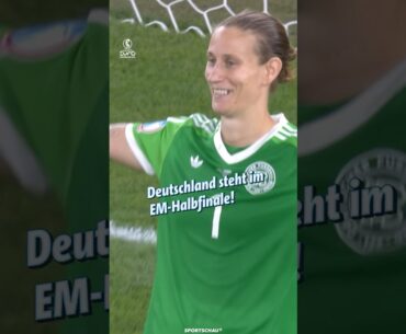 Spektakuläres Elfmeterschießen bringt Deutschland ins Halbfinale! | Sportschau #SportschauWEURO