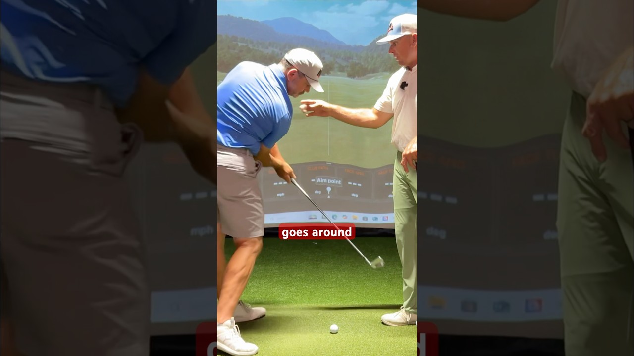 Get Your Left Shoulder DOWN And Around! Get Your Left Shoulder DOWN And Around!