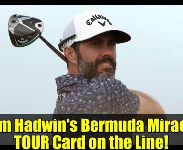 Adam Hadwin's Bermuda Miracle? TOUR Card on the Line! | Butterfield Championship Rd 1 Highlights