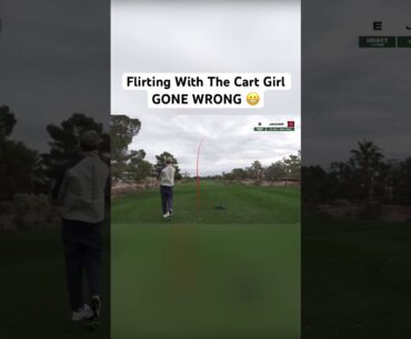 Flirting With The Cart Girl GONE WRONG 😬 @Forebrosplus #shorts #golf #gonewrong