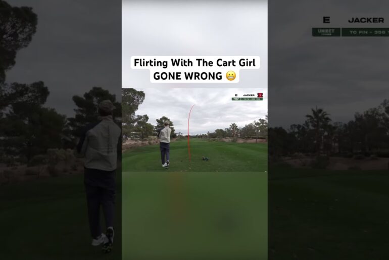 Flirting With The Cart Girl GONE WRONG 😬 @Forebrosplus #shorts #golf #gonewrong