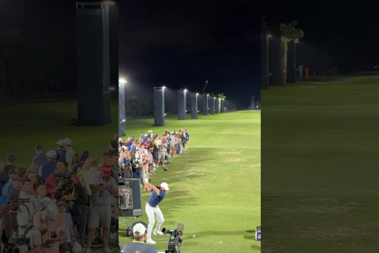 Rory Mcilroy longest drive with the power draw