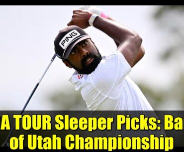PGA TOUR Sleeper Picks: Bank of Utah Championship | Expert Golf Betting Tips