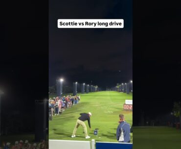 Scottie Vs Rory Long Drive.. 🔥🚀