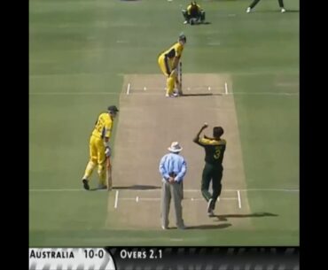 Wasim Akram Vs Adam Gilchrist - Three Different Outswingers To Get His Wicket