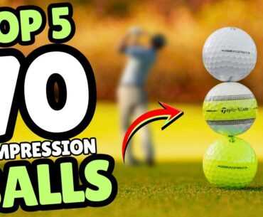 Best 70 Compression Golf Balls for Seniors & Slow Swings (2026)