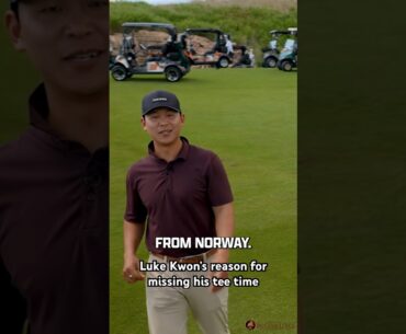 ⁠@LukeKwonGolf was still on Nordic time when he got to the ​⁠@InternetInvitational