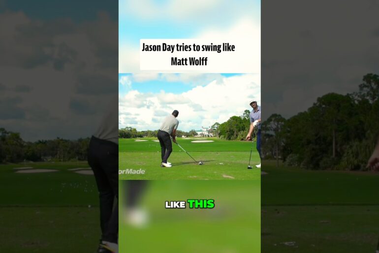 What Happens When Jason Day Copies Matt Wolff’s Swing😂