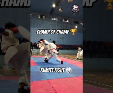 Champ Of Champ KUMITE FIGHT (Semi final) #karate #kumite #coc #karatefight #nagpur #shorts