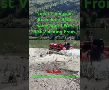 North Thompson River - Fluctuating Water Levels - Solar 470 SJT  #shorts