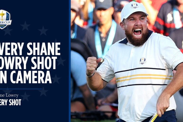 Every Shane Lowry Shot Caught on Camera | 2025 Ryder Cup
