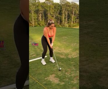 Amazing Golf Swing you need to see | Golf Girl awesome swing | Golf shorts | Lexis Deanna