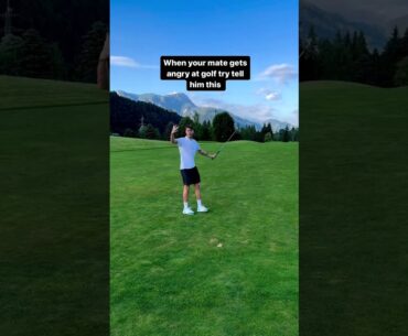 Send this to your friend who always gets angry playing golf! ⛳