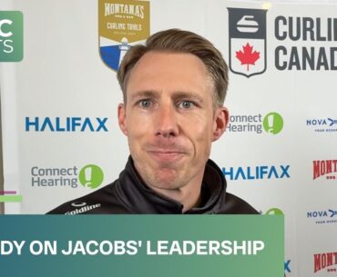 Marc Kennedy has nothing but praise for skip Brad Jacobs at Canadian Olympic Curling Trials