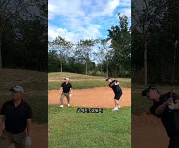 [골프전지훈련] 필드레슨 스케치 #필드레슨 #태국전지훈련 #골프아카데미