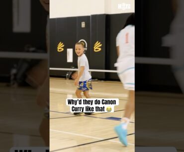 Curry Camp players messing with Steph’s son 😅
