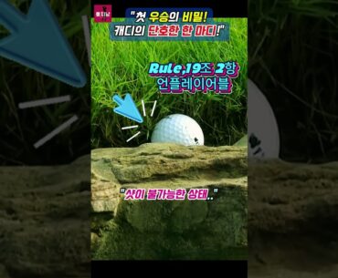 💥캐디의 단호한 조언 한 마디가 "무명에서 챔피언으로"⛳#golf #pga #pgatour #golfrules #zalatoris
