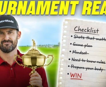 How To Prepare For Competitive Golf! Watch this before your next golf tournament!