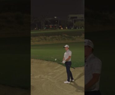 Jayden Schaper LOVES getting out of a bunker. 🪄 #taylormade #golf #dpworldtour #shorts