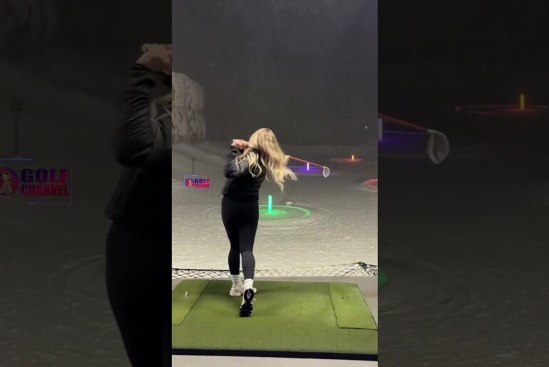 Amazing Golf Swing you need to see | Golf Girl awesome swing | Golf shorts | Jordan Biegel