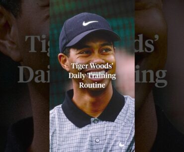 Tiger Woods changed golf fitness forever 😳