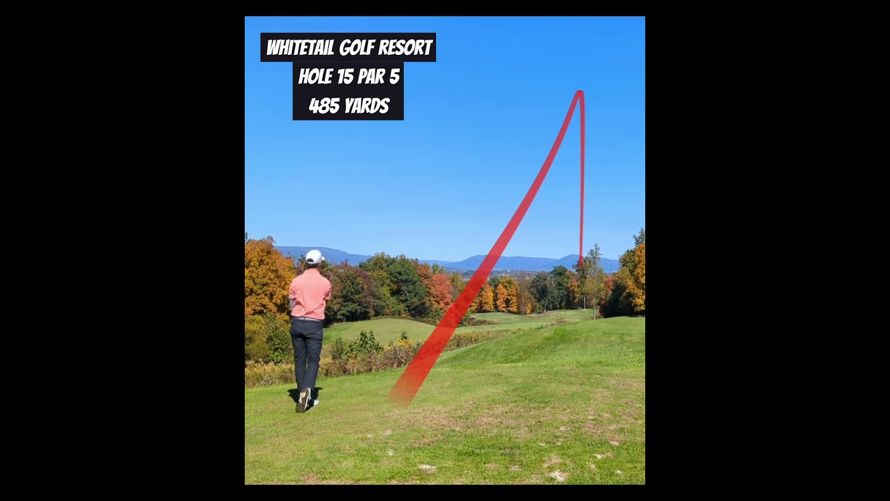 🍁 Whitetail Golf Resort Hole 15 👀